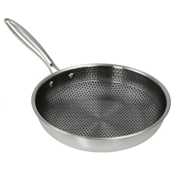 Honeycomb Stainless Steel 3-PLY Frying Pan