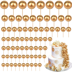 108Pcs Balls Cake Topper
