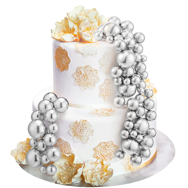 108Pcs Balls Cake Topper