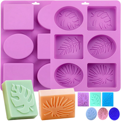 Rectangle & Oval Silicone Soap Mold