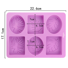 Rectangle & Oval Silicone Soap Mold