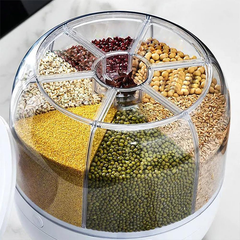 6-Grid Storage Container 360° Rotatable