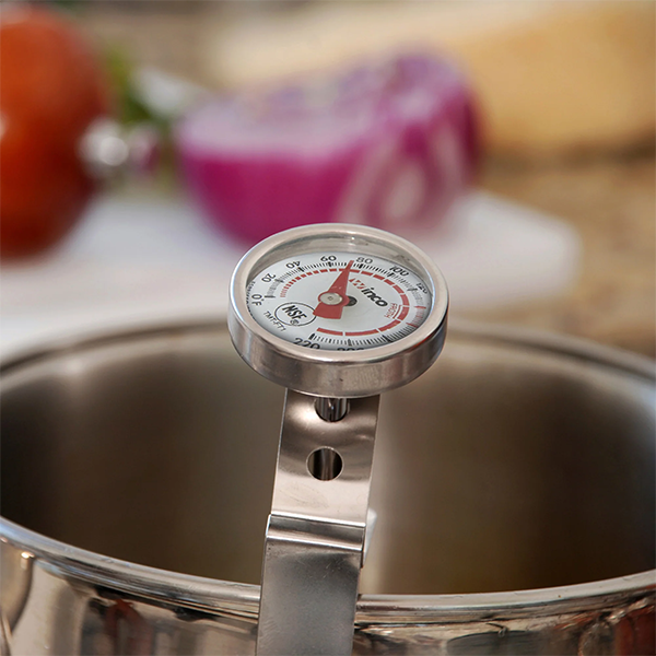 Winco 1" Dial Frothing Thermometer
