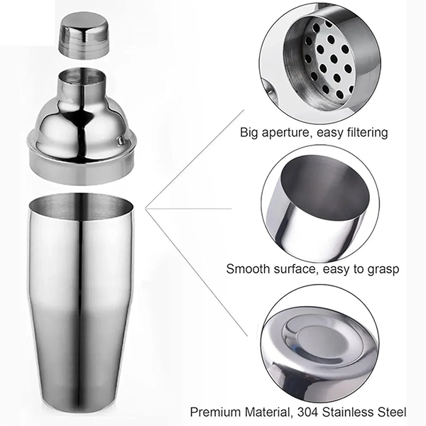 Stainless Steel Cocktail Shaker