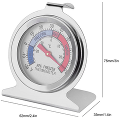 Stainless Steel Freezer Thermometer