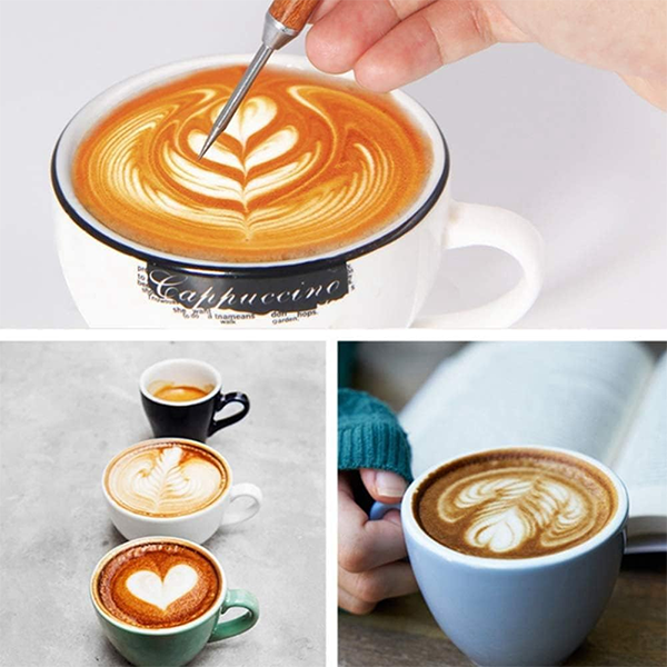 Stainless Steel Coffee Latte Art Pen