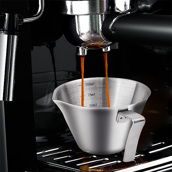 Stainless Steel Espresso Measuring Cup 100ml