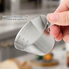 Stainless Steel Espresso Measuring Cup 100ml