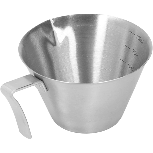 Stainless Steel Espresso Measuring Cup 100ml