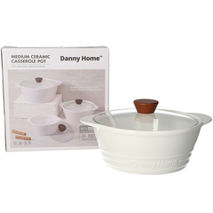 Danny Home Ceramic Casserole Soup Pot