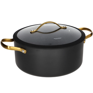 Danny Home Black Non-Stick Casserole Pot