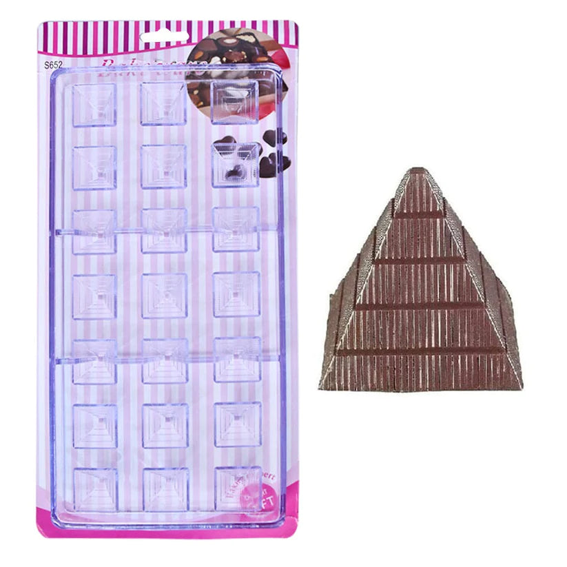 Acrylic Pyramid Chocolate & Candy Mold