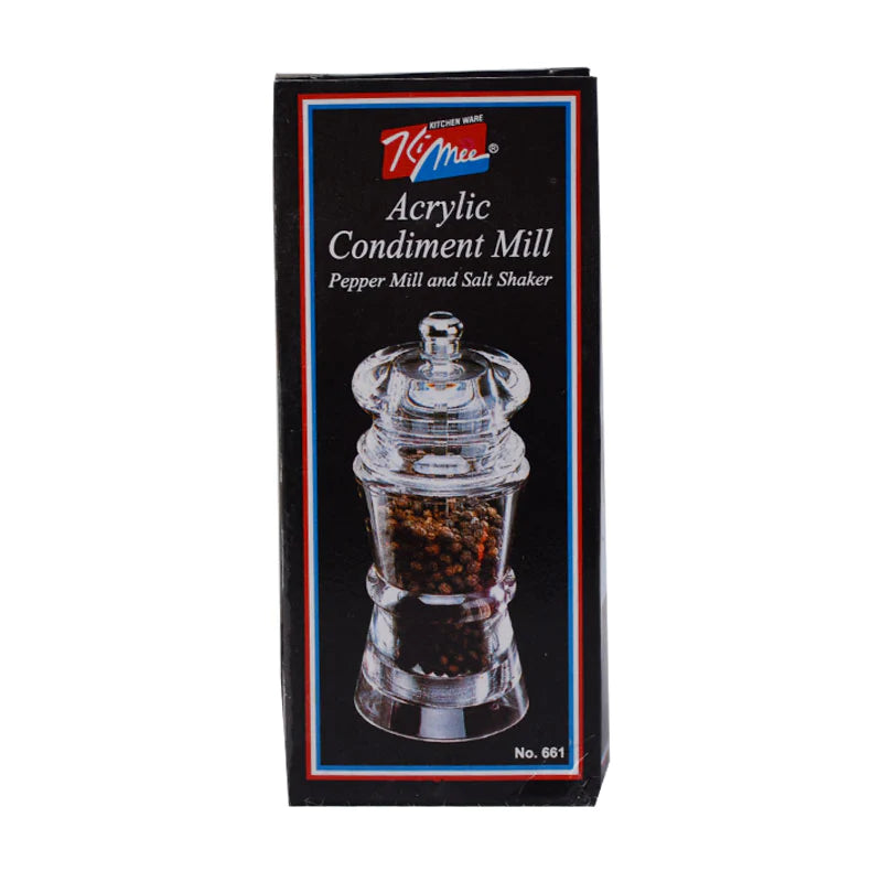 Kimee Acrylic Pepper Mill & Salt Shaker