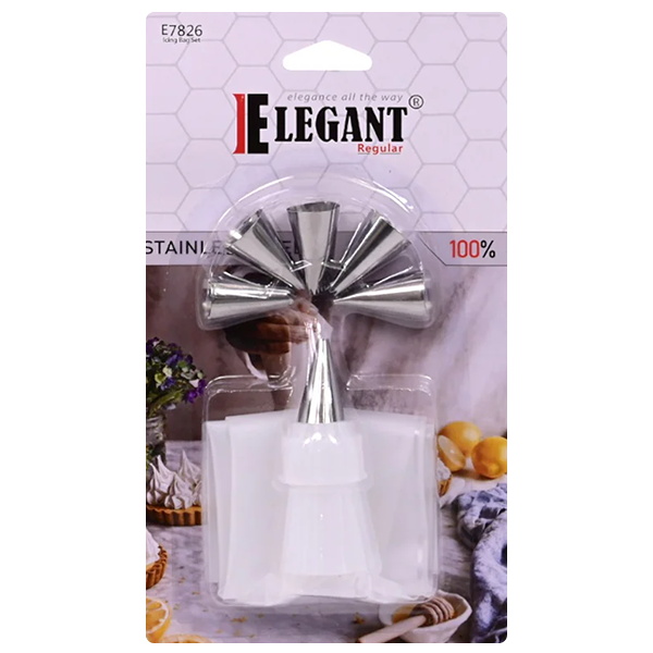 Elegant Icing Bag Set With Nozzles
