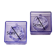 Acrylic Flower Chocolate Mold 2Pcs Set
