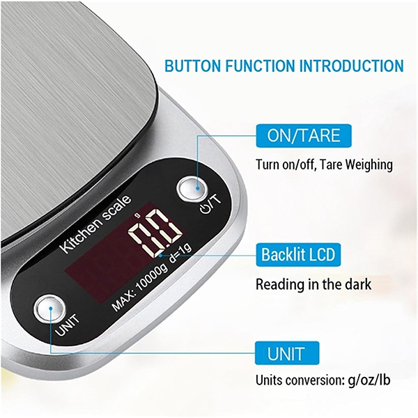 Stainless Steel Digital Kitchen Scale