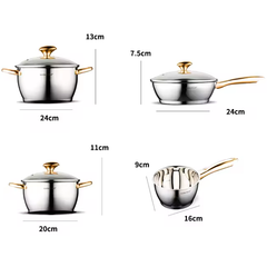 Kaisa Villa Stainless Steel Cookware Set