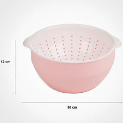Limon Round Bowl & Colander