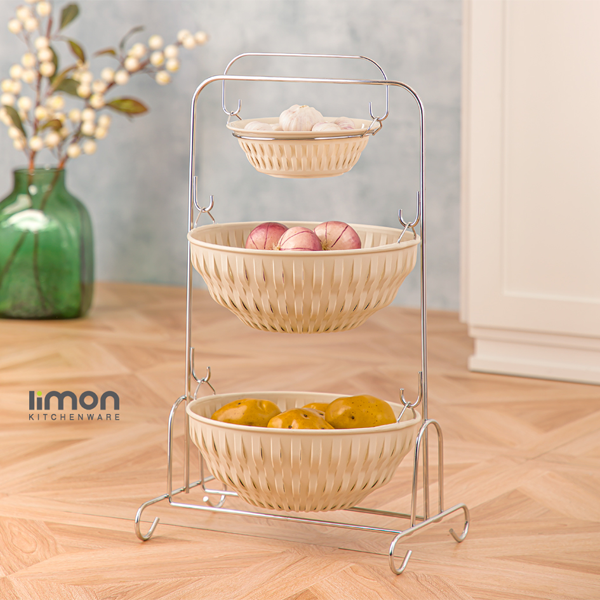 Limon 3 Floor Round Onion Rack