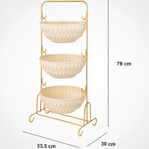 Limon 3 Floor Round Onion Rack