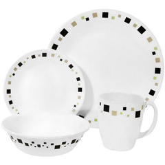 Corelle Livingware Series 16 Pcs Set Geometric