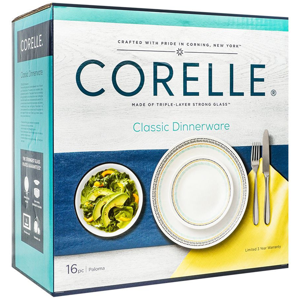 Corelle 16pc Dinner Set - Paloma