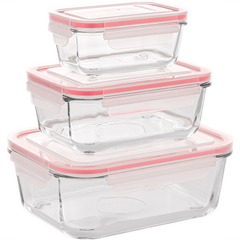 Limon Glass Container 3 Pcs Set