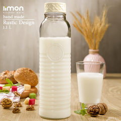 Limon Glass Water Bottle 1.1 Ltr
