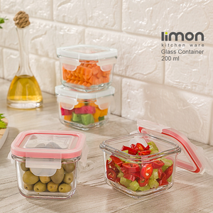 Limon Glass Container 200ML