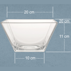 Limon Glass Salad Bowl