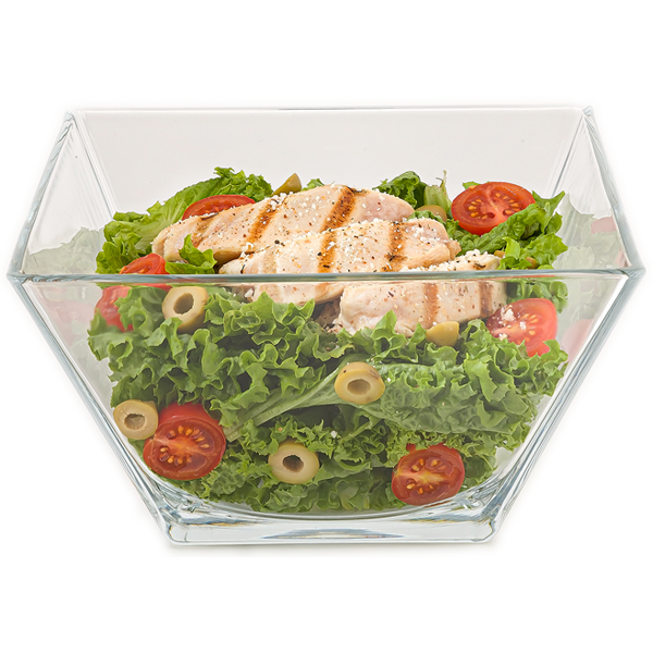 Limon Glass Salad Bowl