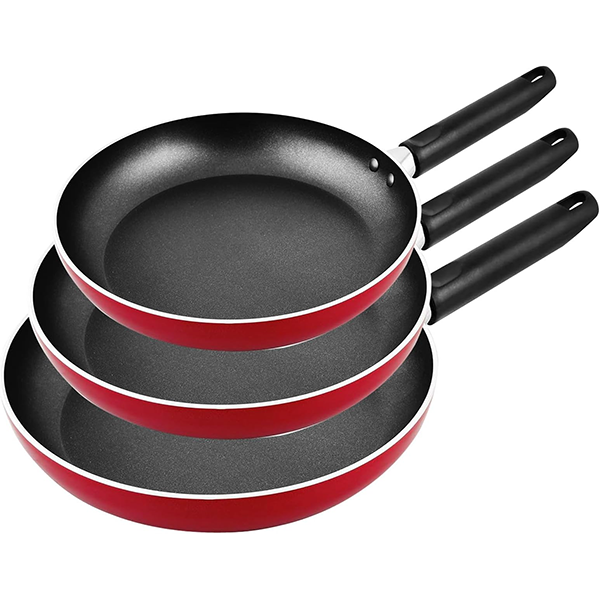 Prestige Aluminum Non- Stick Fry Pan Set Of 3- Pcs