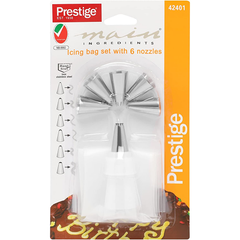 Prestige pipping/Icing Bag with 5 Steel Nozzle/tip