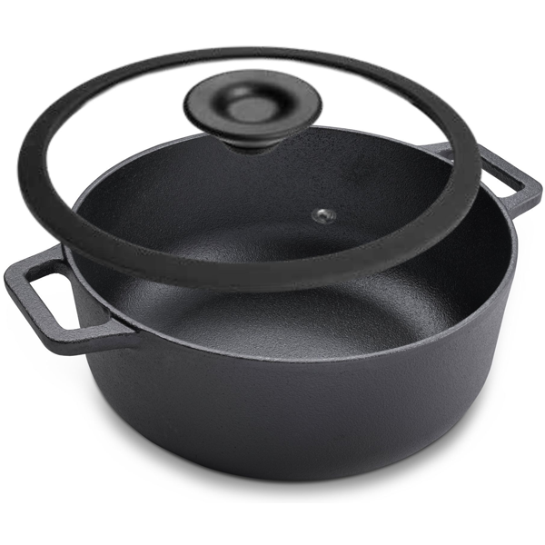 Prestige Cast Iron Casserole With Glass Lid