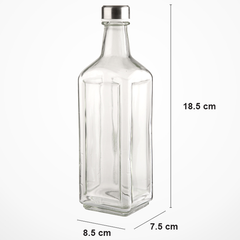 Limon Glass Bottle With Steel Lid
