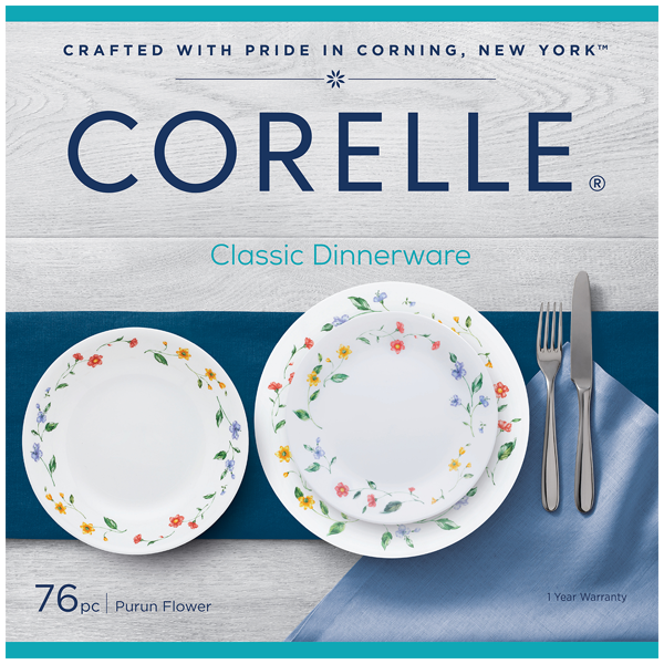 Corelle Deluxe Series 76-Pcs Dinner Set