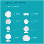 Corelle Deluxe Series 76-Pcs Dinner Set