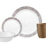 Corelle 3 Person Dinner Set - Woodland Brown