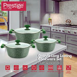 Prestige Essentials Granite Cookware Set