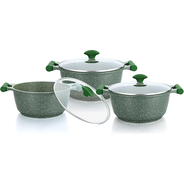 Prestige Essentials Granite Cookware Set