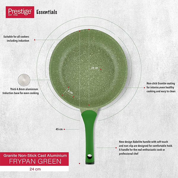 Prestige Essentials Granite Frypan 24CM