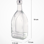 Limon Glass Bottle With Steel Lid 1 Ltr