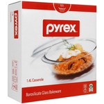 Pyrex Round Bakeware Borosilicate Glass Casserole