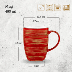 Wilmax Spiral Coffee/Tea Mug