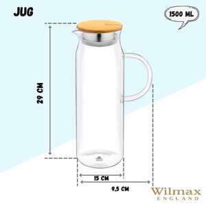 Wilmax Glass Jug 1500ml