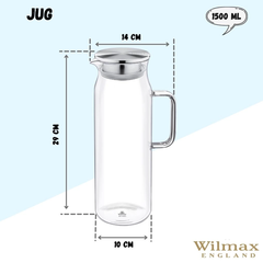 Wilmax Glass Jug 1500ml