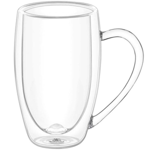 Wilmax Double Wall Thermo Glass Mug 250ml