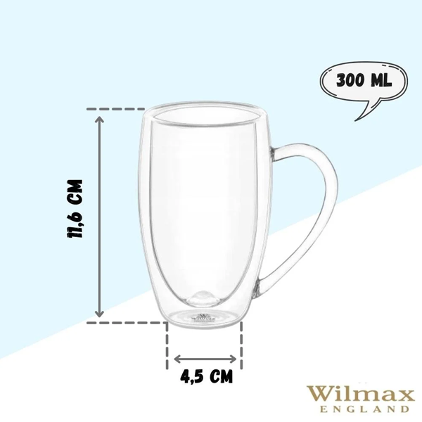 Wilmax Double Wall Mug 300ml