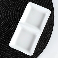 Wilmax Fine Porcelain Divided Dish