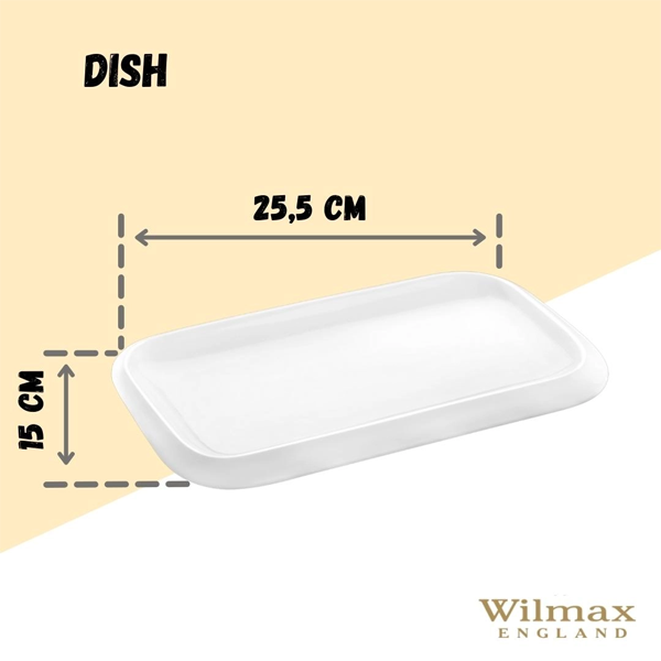 Wilmax Fine Porcelain Serving Dish 10"